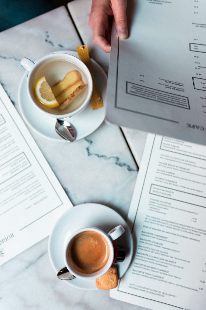 Restaurant Menu Shoot Blueprint